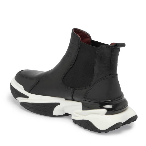 Siyah Deri Erkek Casual Bot - E23K1BT56373-A43 - Tergan