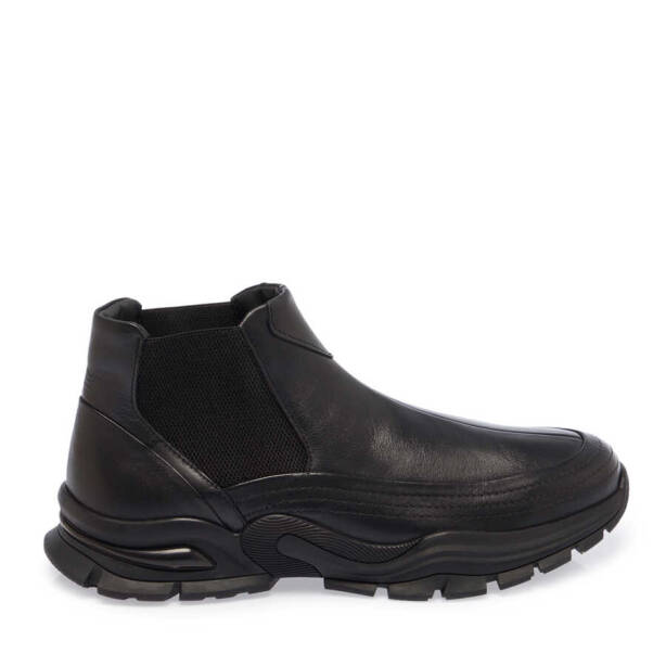 Siyah Deri Erkek Casual Bot - E23K1BT56396-A23 - 3
