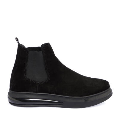 Siyah Deri Erkek Casual Bot - E23K1BT56403-A01 - 3