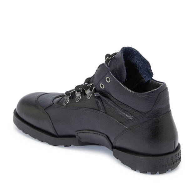 Siyah Deri Erkek Casual Bot - E23K1BT56502-T4S - 2