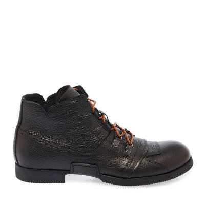 Siyah Deri Erkek Casual Bot - E23K1BT56503-A41 - 3