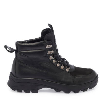 Siyah Deri Erkek Casual Bot - E23K1BT56559-A23 - 3