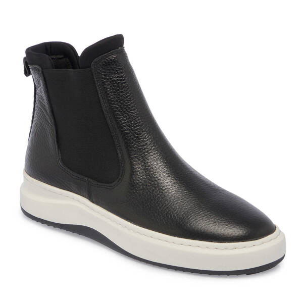Siyah Deri Erkek Casual Bot - E24K1BT56957-A41 - 1