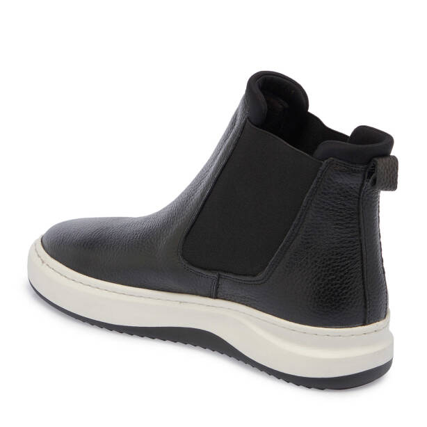 Siyah Deri Erkek Casual Bot - E24K1BT56957-A41 - Tergan