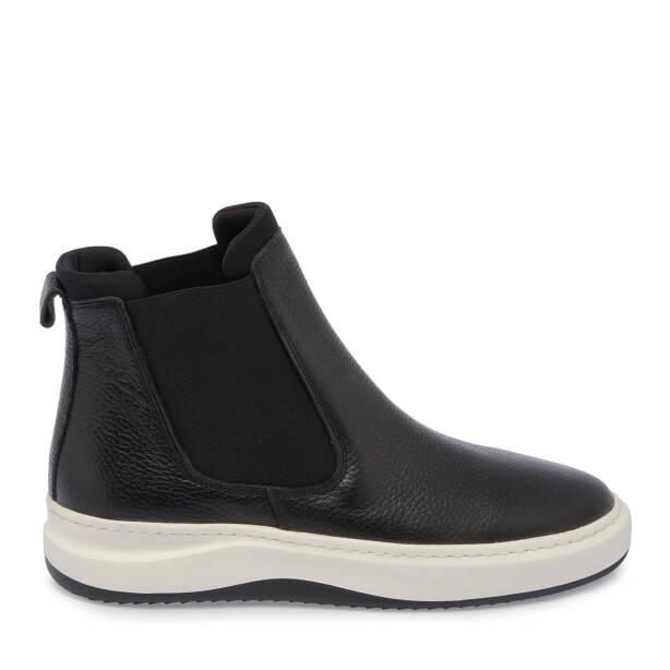 Siyah Deri Erkek Casual Bot - E24K1BT56957-A41 - Tergan