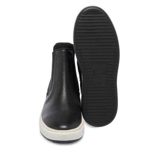 Siyah Deri Erkek Casual Bot - E24K1BT56957-A41 - 4