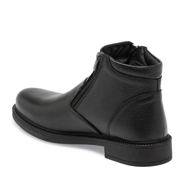 Siyah Deri Erkek Casual Bot - E24K1BT56995-A41 - Tergan