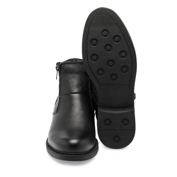 Siyah Deri Erkek Casual Bot - E24K1BT56995-A41 - Tergan