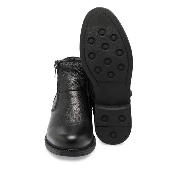 Siyah Deri Erkek Casual Bot - E24K1BT56995-A41 - 4
