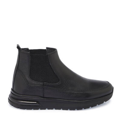 Siyah Deri Erkek Casual Bot - E24K1BT57029-A41 - 3