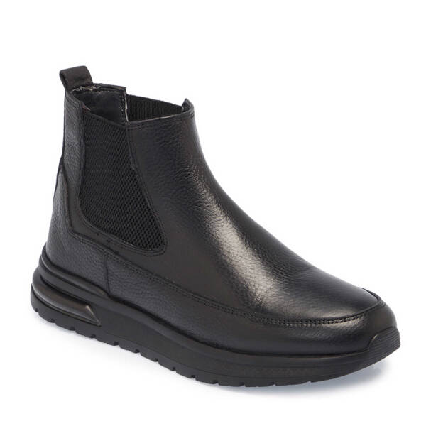 Siyah Hakiki Deri Erkek Casual Bot - E24K1BT57029-A41 - 2