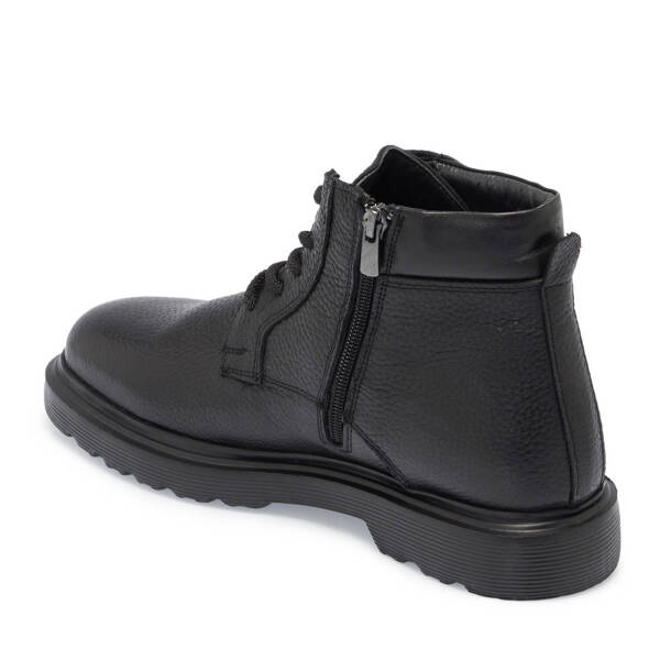 Siyah Deri Erkek Casual Bot - E24K1BT57037-A41 - 2