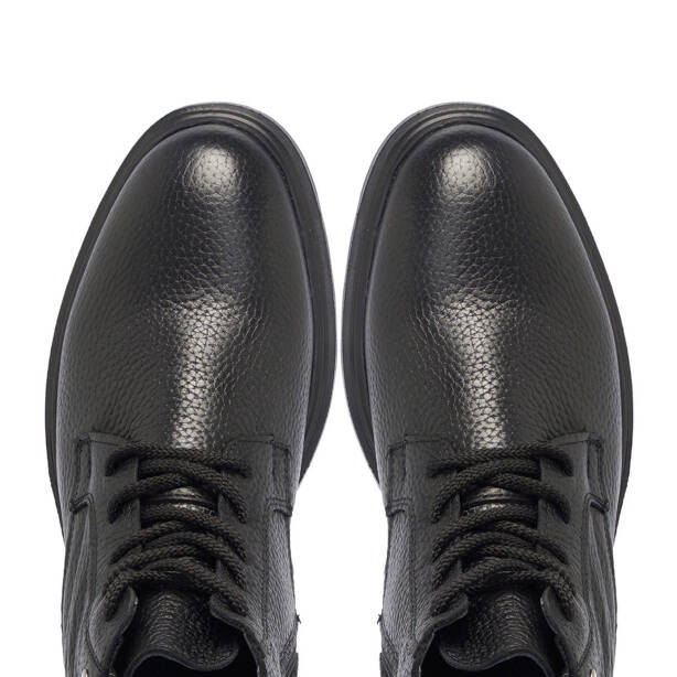 Siyah Deri Erkek Casual Bot - E24K1BT57037-A41 - Tergan