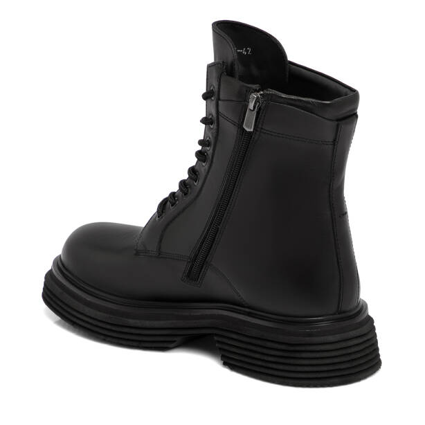 Siyah Deri Erkek Casual Bot - E24K1BT57063-A23 - 2