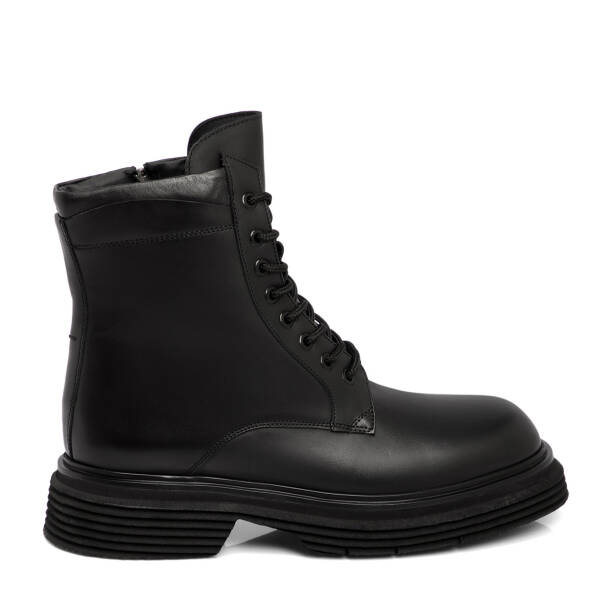 Siyah Deri Erkek Casual Bot - E24K1BT57063-A23 - 3