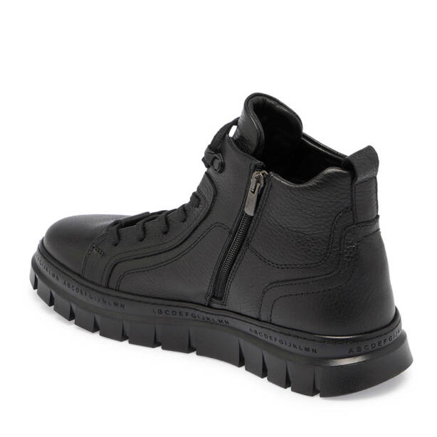 Siyah Deri Erkek Casual Bot - E24K1BT57076-A41 - Tergan