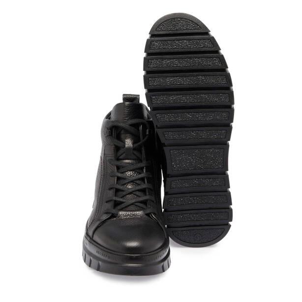 Siyah Deri Erkek Casual Bot - E24K1BT57076-A41 - Tergan
