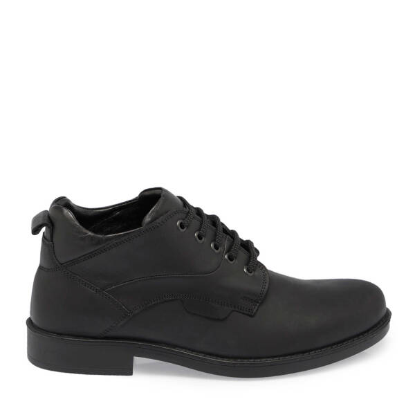 Siyah Deri Erkek Casual Bot - E24K1BT57087-Q43 - 3