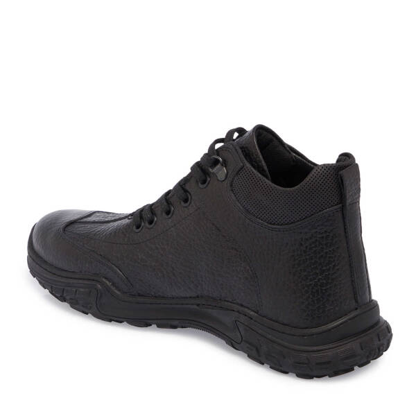 Siyah Deri Erkek Casual Bot - E24K1BT57103-A23 - 2