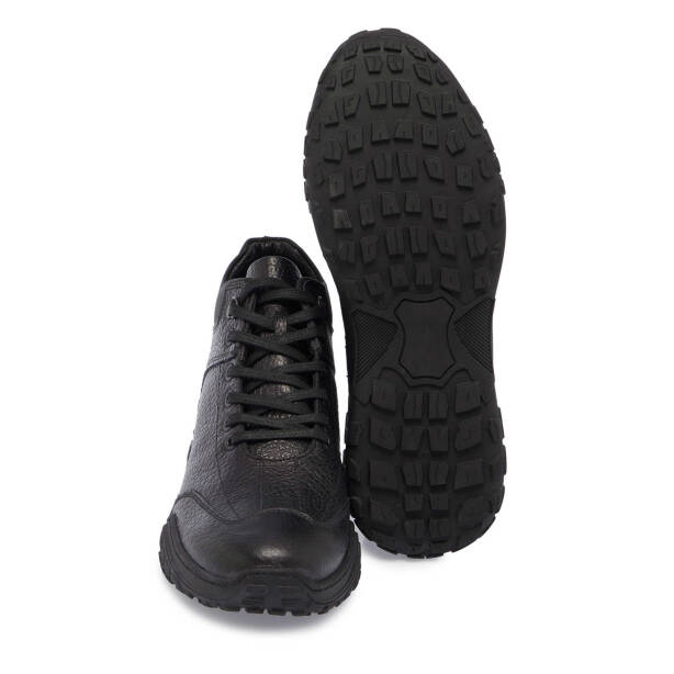 Siyah Deri Erkek Casual Bot - E24K1BT57103-A23 - 4