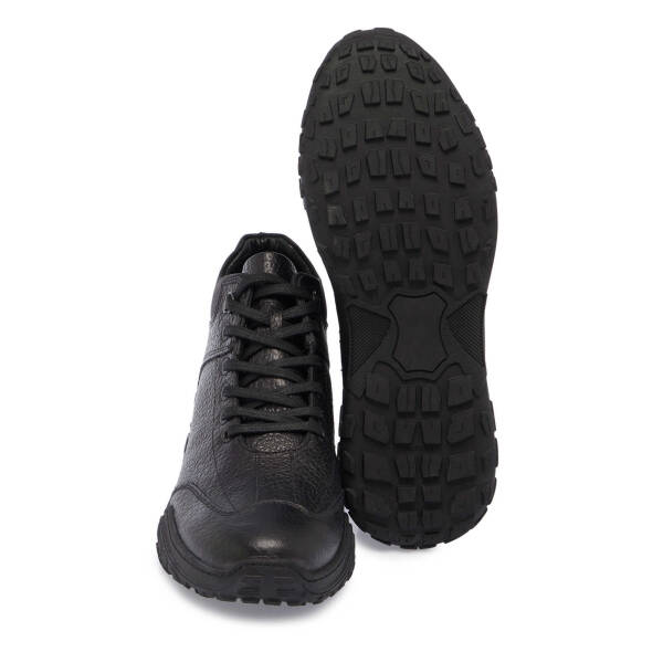 Siyah Deri Erkek Casual Bot - E24K1BT57103-A23 - 4