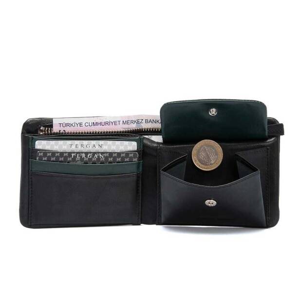 Siyah Deri Erkek Cüzdan - S1CE00001361-H40 - 3