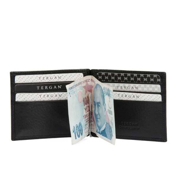 Siyah Hakiki Deri Erkek Cüzdan - S1CE00001399-A97 - 2