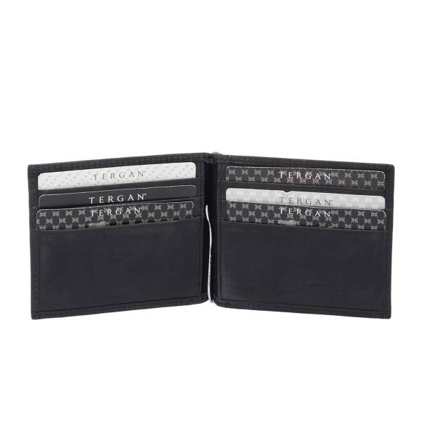 Siyah Hakiki Deri Erkek Cüzdan - S1CE00001399-Q43 - 2