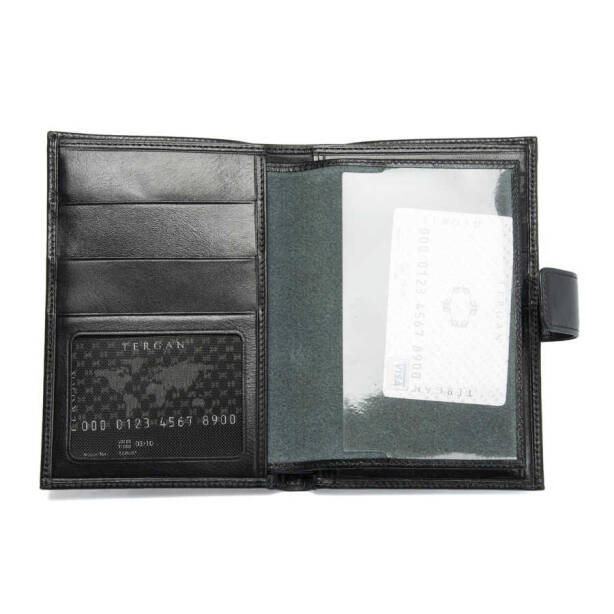 Siyah Deri Erkek Cüzdan - S1CE00001484-B06 - 2