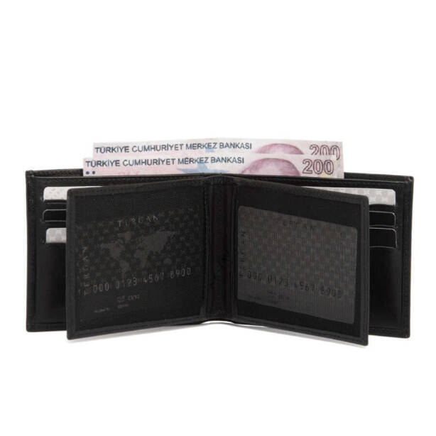 Siyah Hakiki Deri Erkek Cüzdan - S1CE00001499-A97 - 3