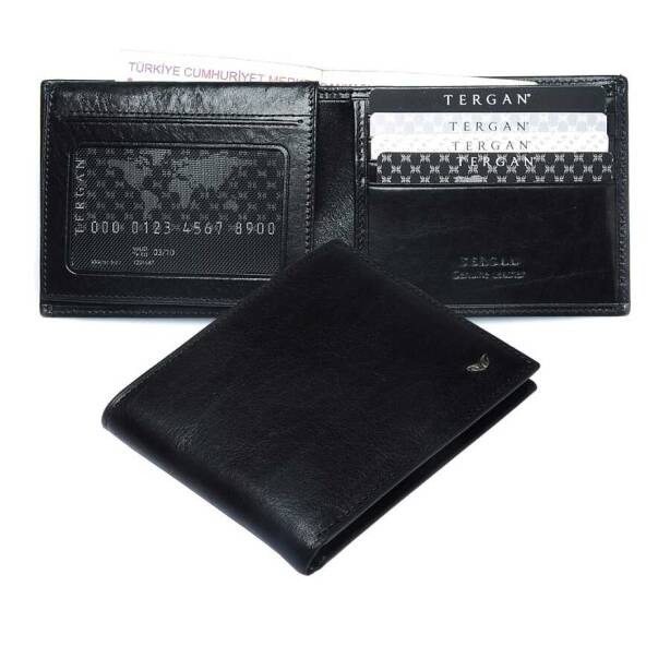 Siyah Deri Erkek Cüzdan - S1CE00001502-A97 - 2