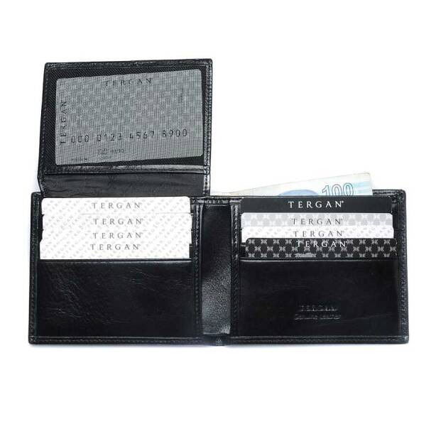 Siyah Deri Erkek Cüzdan - S1CE00001502-A97 - 3