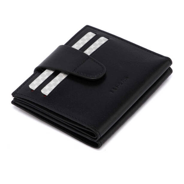 Siyah Deri Erkek Cüzdan - S1CE00001544-A97 - 1