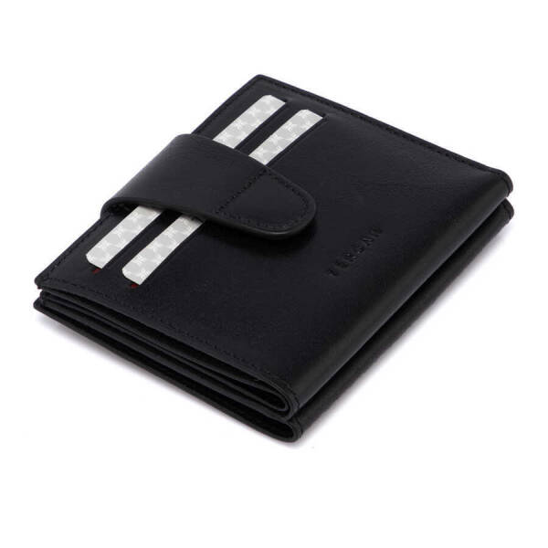 Siyah Deri Erkek Cüzdan - S1CE00001544-A97 - 1