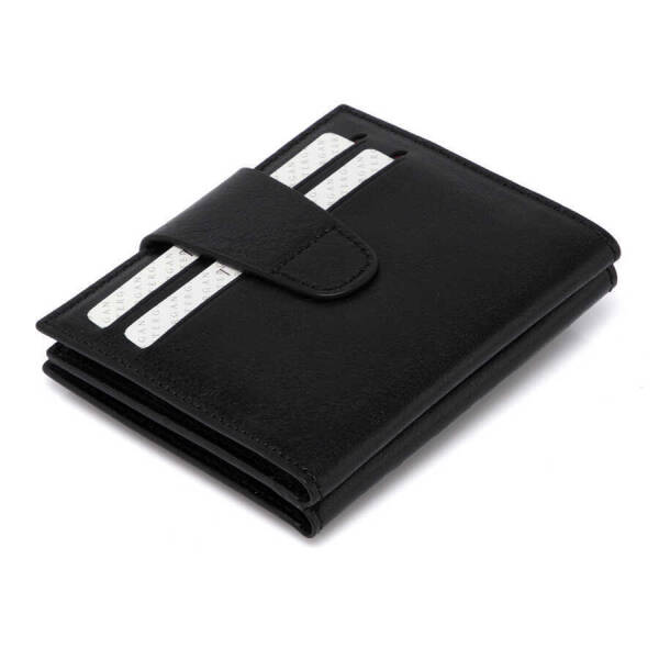 Siyah Deri Erkek Cüzdan - S1CE00001544-A97 - 4