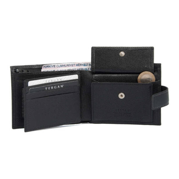 Siyah Deri Erkek Cüzdan - S1CE00001559-A6F - 4