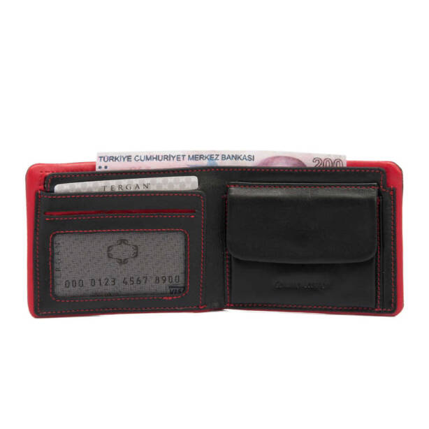 Siyah Hakiki Deri Erkek Cüzdan - S1CE00001590-H41 - Tergan