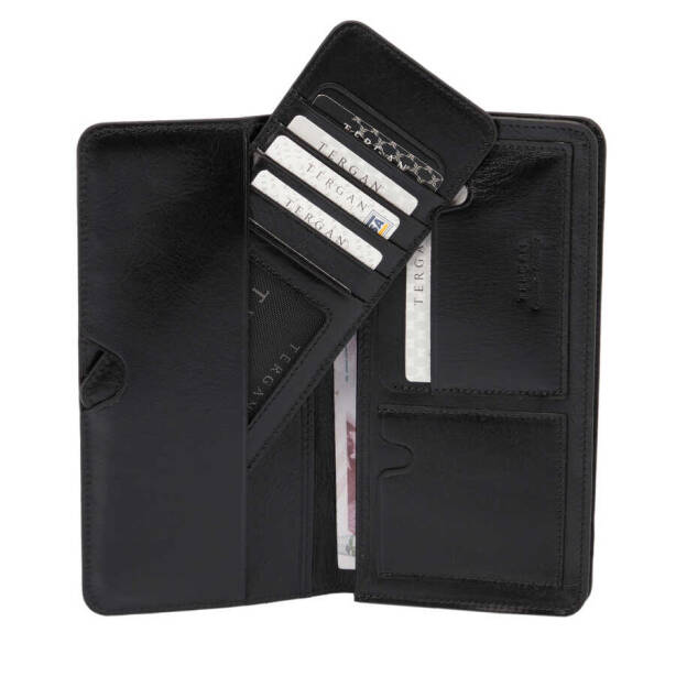 Siyah Hakiki Deri Erkek Cüzdan - S1CE00001592-B06 - 3