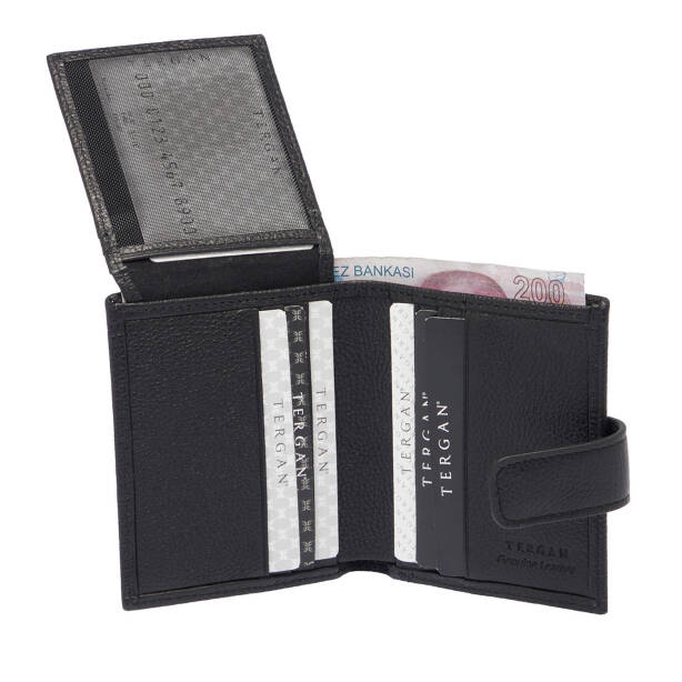 Siyah Deri Erkek Cüzdan - S1CE00001623-U9G - 3