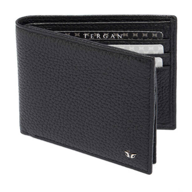 Siyah Deri Erkek Cüzdan - S1CE00001648-A41 - Tergan