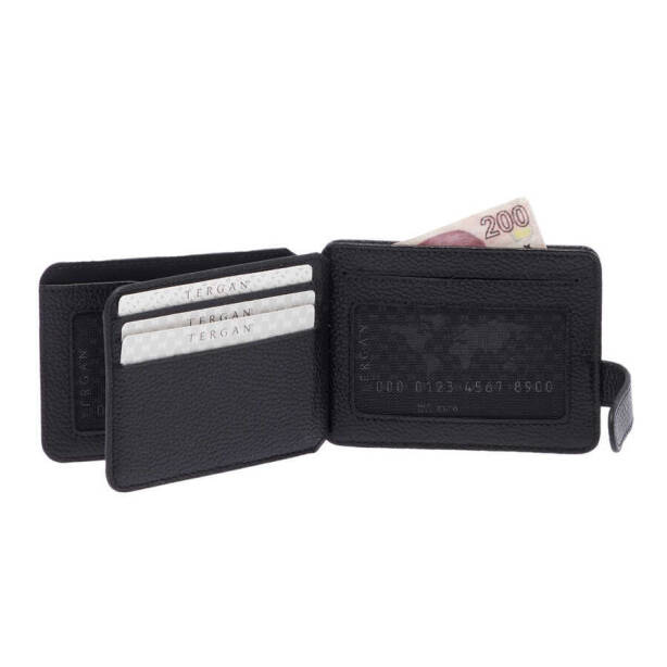 Siyah Hakiki Deri Erkek Cüzdan - S1CE00001658-A6F - 3