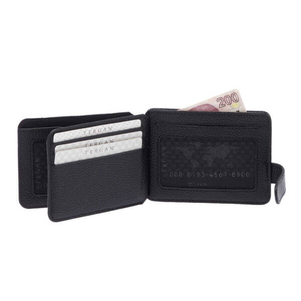 Siyah Hakiki Deri Erkek Cüzdan - S1CE00001658-A6F - 3