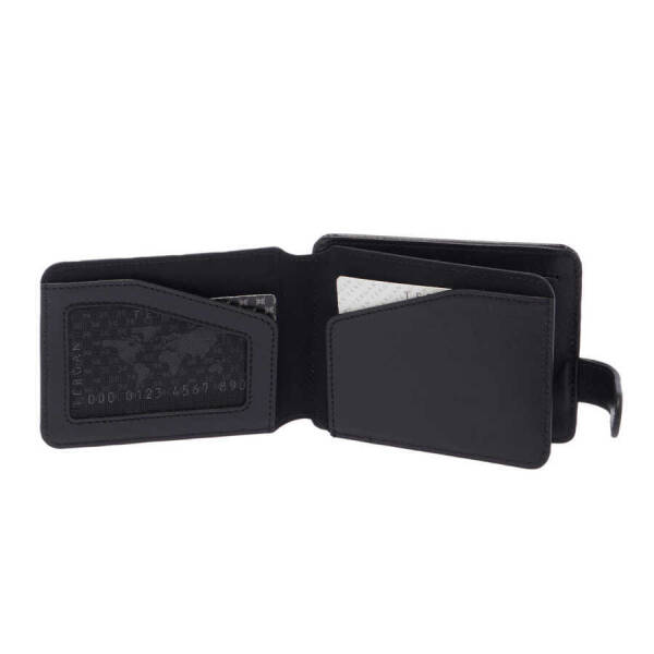 Siyah Hakiki Deri Erkek Cüzdan - S1CE00001658-B06 - 2