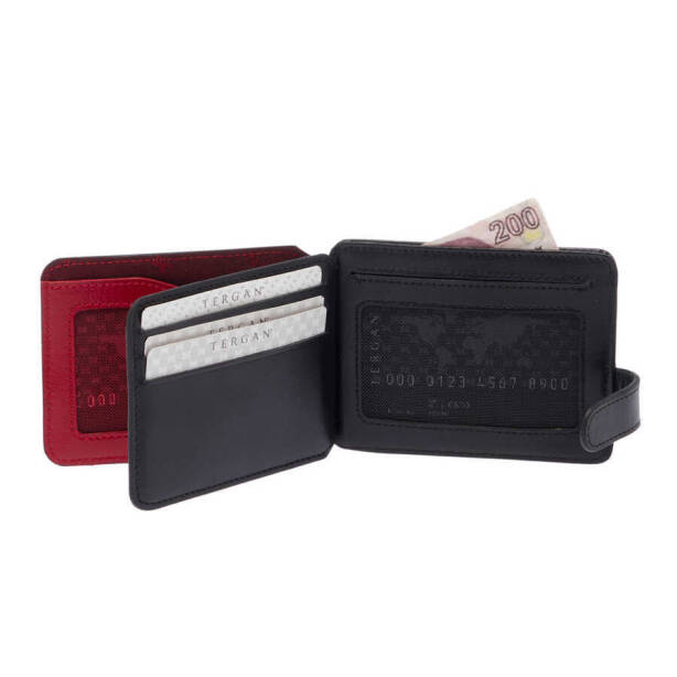 Siyah Hakiki Deri Erkek Cüzdan - S1CE00001658-I13 - 3