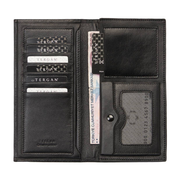 Siyah Deri Erkek Cüzdan - S1CE00001668-C59 - Tergan