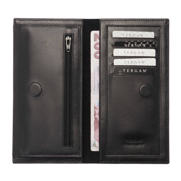 Siyah Deri Erkek Cüzdan - S1CE00001669-C59 - Tergan