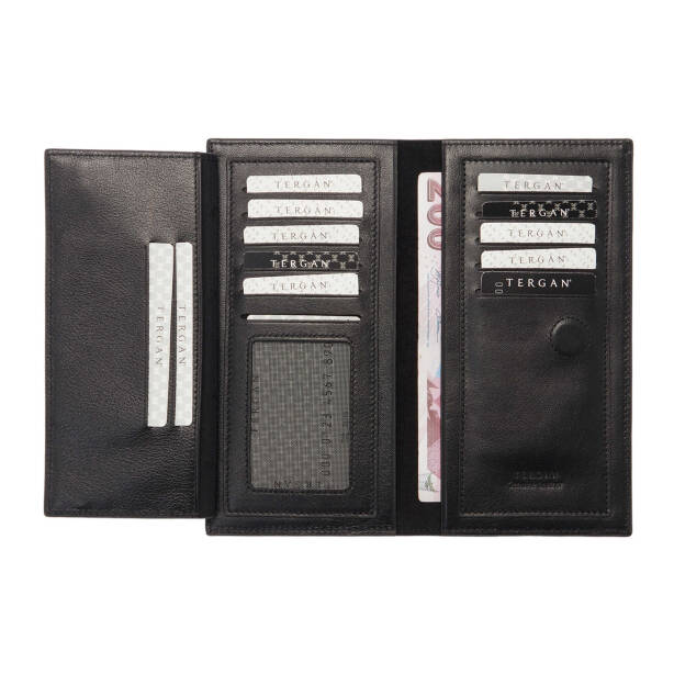 Siyah Deri Erkek Cüzdan - S1CE00001669-C59 - Tergan