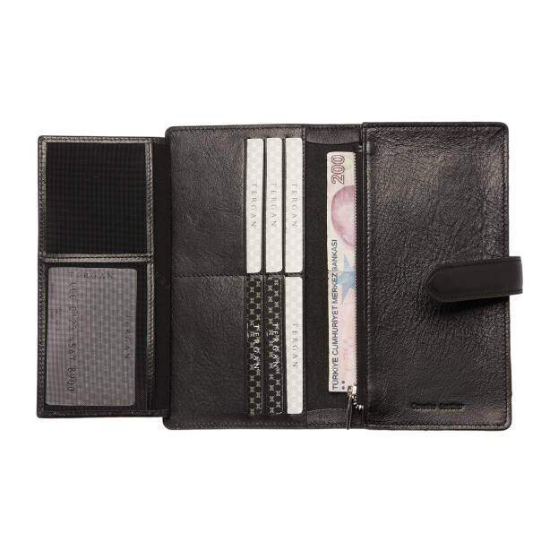 Siyah Deri Erkek Cüzdan - S1CE00001670-B06 - 3