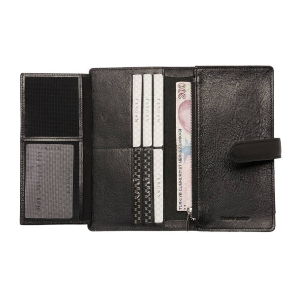 Siyah Deri Erkek Cüzdan - S1CE00001670-B06 - 3