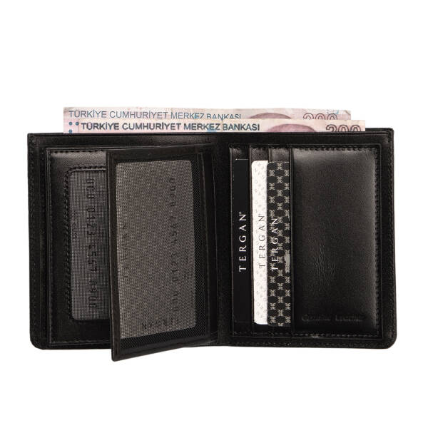 Siyah Deri Erkek Cüzdan - S1CE00001672-D33 - 4